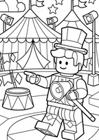 Circus Coloring Pages Printable PDF | Bold Easy Fun for Adults & Kids