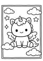 Easy Mythical Creatures Coloring | Ideal For Tiny Fingers