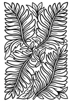 Flowers & Leaves Cozy Coloring Pages | 45 Relaxing PDF Printables