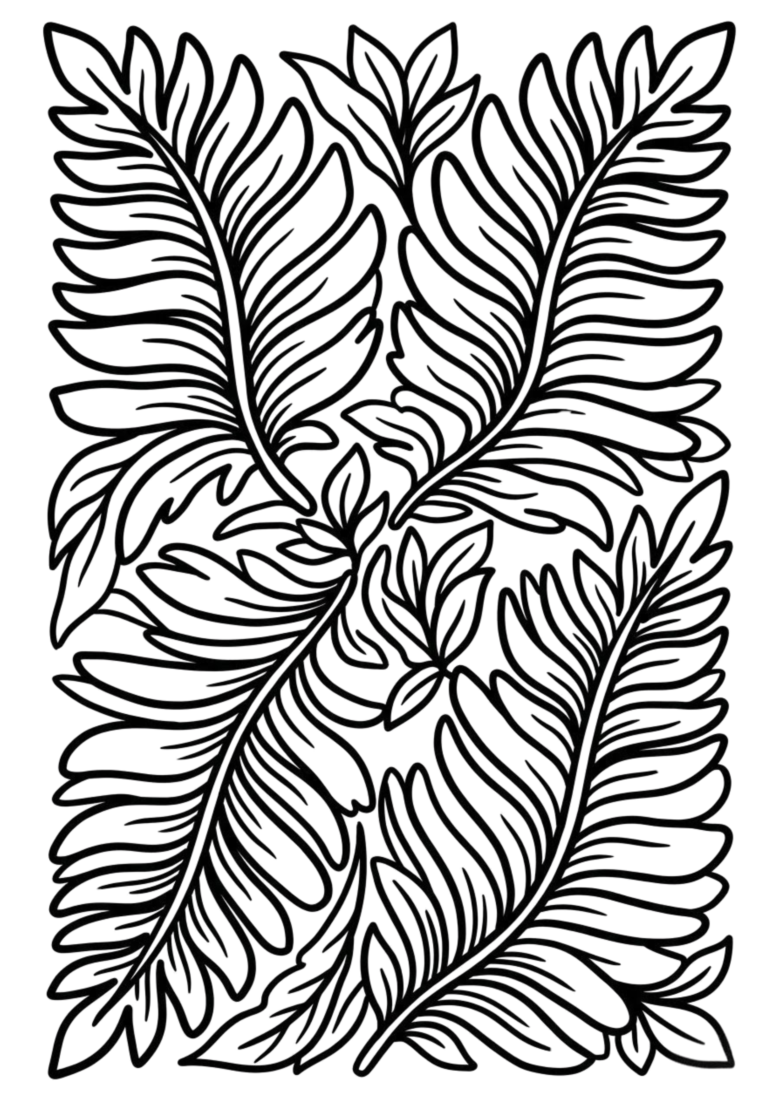 Flowers & Leaves Cozy Coloring Pages | 45 Relaxing PDF Printables