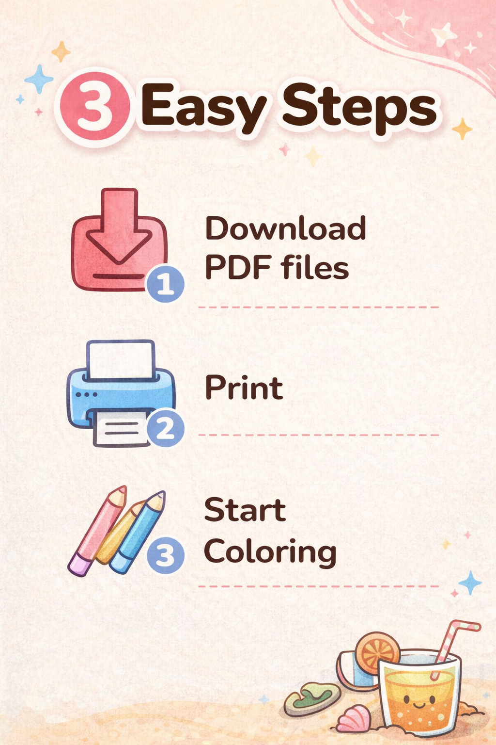 Cozy Coloring Kawaii Convenience Store | PDF Printables to Unwind