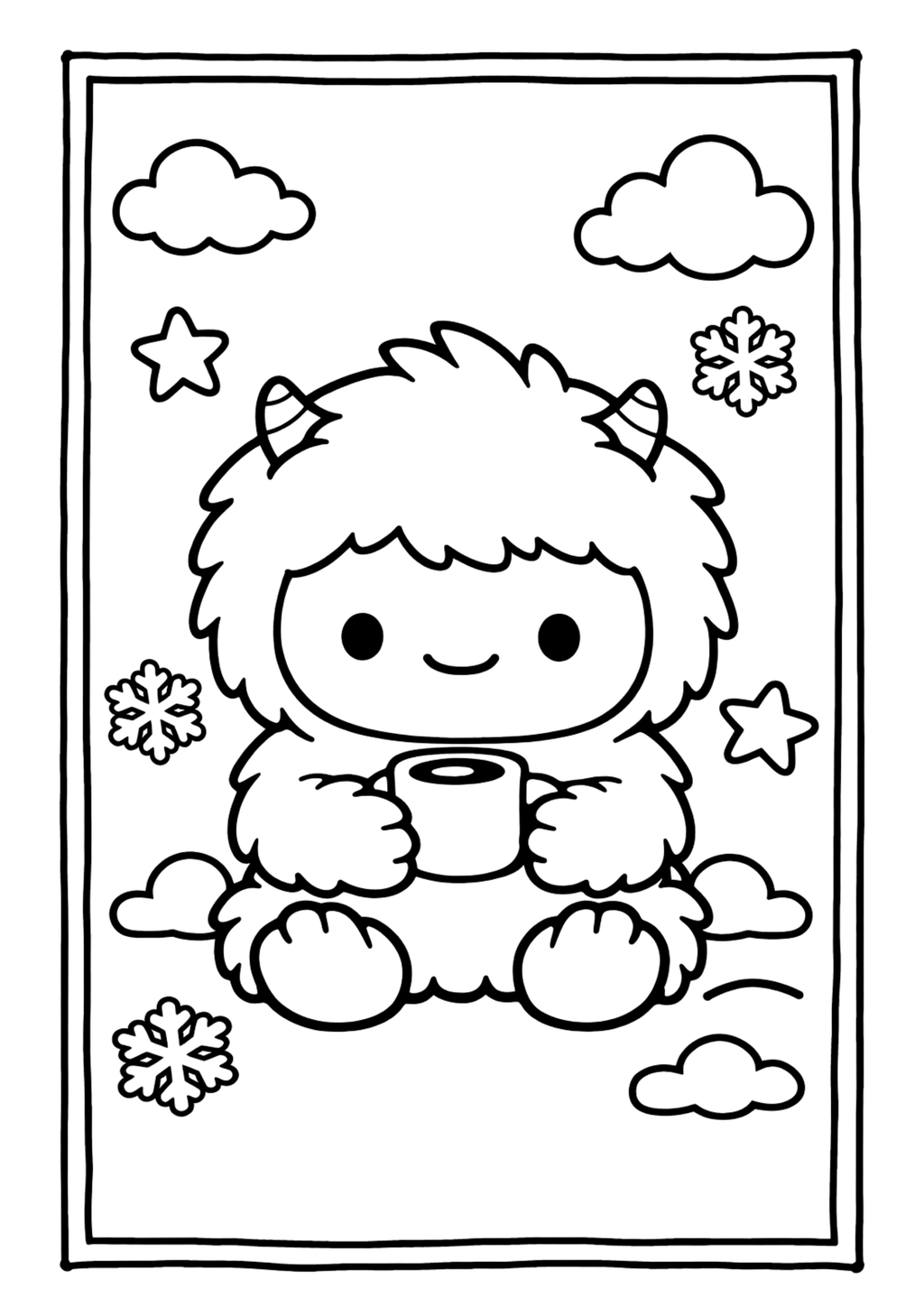 Easy Mythical Creatures Coloring | Ideal For Tiny Fingers