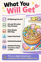 Cozy Coloring Kawaii Convenience Store | PDF Printables to Unwind