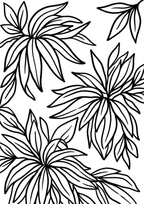 Flowers & Leaves Cozy Coloring Pages | 45 Relaxing PDF Printables