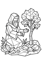 Low Poly Coloring Pages Bundle | 150 Relaxing PDF Prints