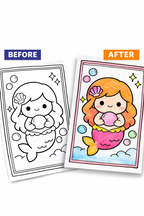 Easy Mythical Creatures Coloring | Ideal For Tiny Fingers