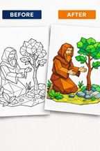 Low Poly Medieval Coloring Pages | 50 Relaxing Printable PDFs