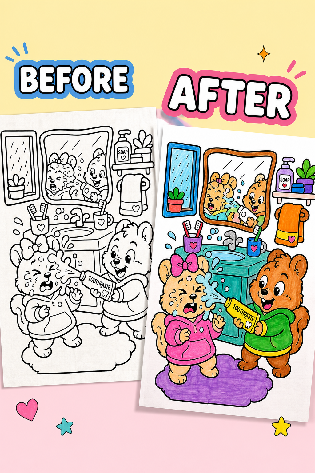 Cute Animal Coloring Pages for Teens | Cozy Apartment Fun PDF