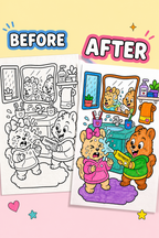 Cute Animal Coloring Pages for Teens | Cozy Apartment Fun PDF