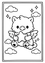Easy Mythical Creatures Coloring | Ideal For Tiny Fingers