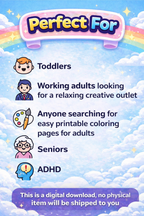 Easy Mythical Creatures Coloring | Ideal For Tiny Fingers