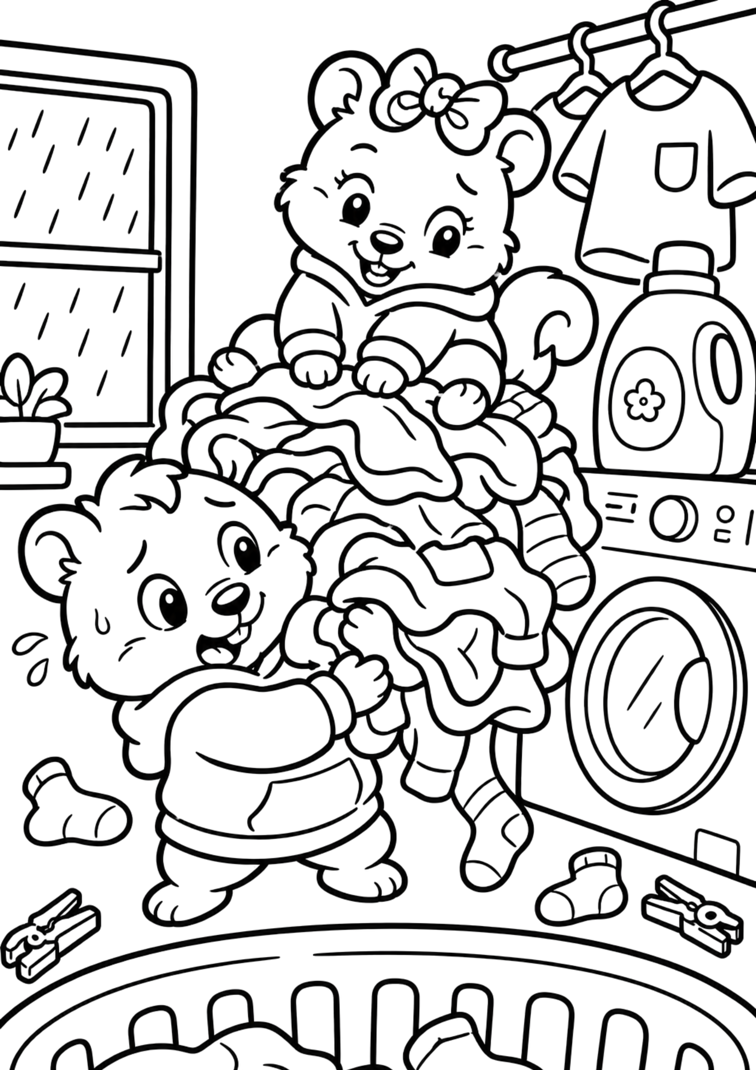 Cute Animal Coloring Pages for Teens | Cozy Apartment Fun PDF