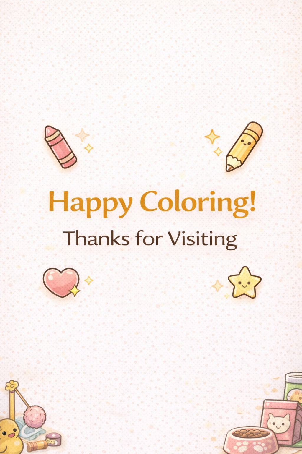 Cozy Library Kawaii Coloring Pages | Stress-Relief PDF Printables