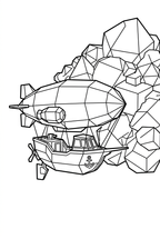Low Poly Medieval Coloring Pages | 50 Relaxing Printable PDFs